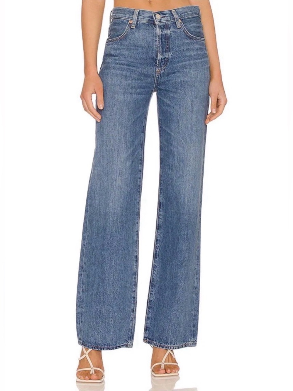 Citizens of Humanity Annina Trouser Jeans Pinnacle Medium Wash Size 32 NWT